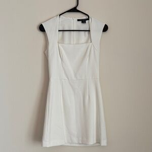 French Connection Elegant Cream Mini Dress